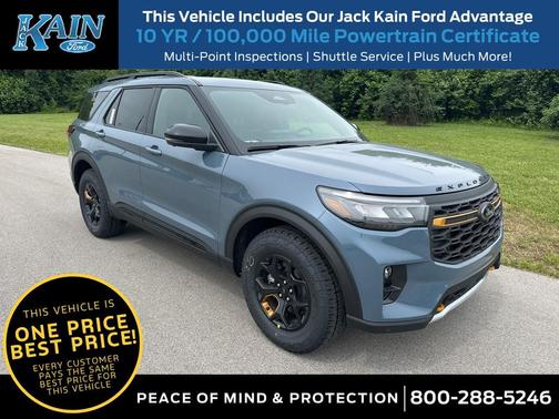 Vapor Blue Metallic 2026 Ford Explorer Tremor