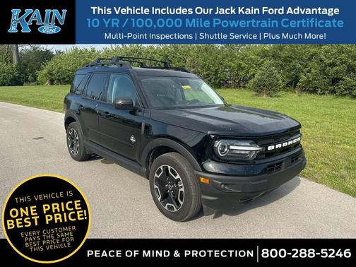 Shadow Black 2023 Ford Bronco Sport Outer Banks SUV