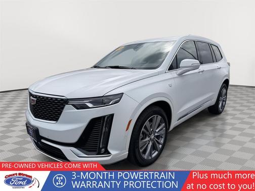 Crystal White Tricoat 2024 Cadillac XT6 Premium Luxury AWD