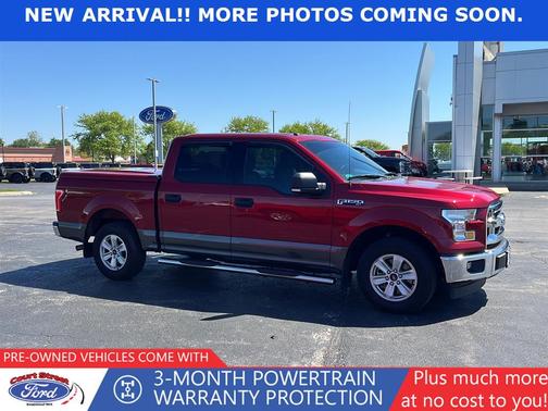 Ruby Red Metallic Tinted Clearcoat/Magnetic 2017 Ford F-150 XLT
