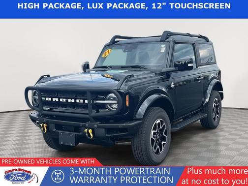 Shadow Black 2021 Ford Bronco Outer Banks