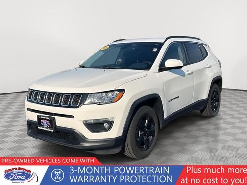 White Clearcoat 2017 Jeep Compass Latitude