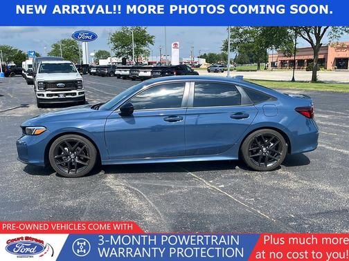 Blue Lagoon Pearl 2025 Honda Civic Sport