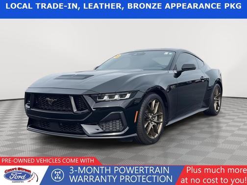 Shadow Black 2024 Ford Mustang GT Premium