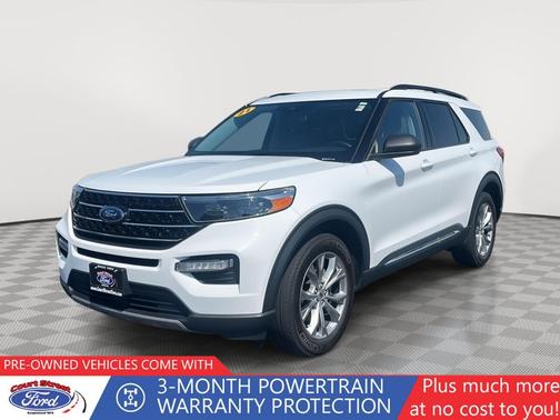 Oxford White 2021 Ford Explorer XLT