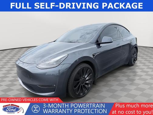 Midnight Silver Metallic 2023 Tesla Model Y Performance