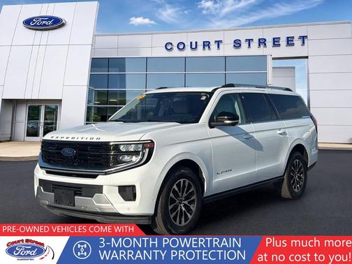 Oxford White 2025 Ford Expedition Max Platinum