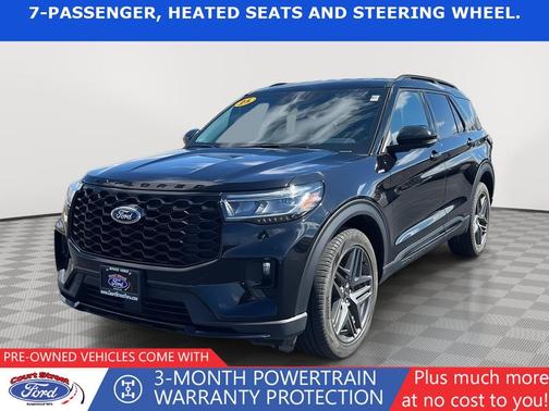 Agate Black 2025 Ford Explorer ST-Line