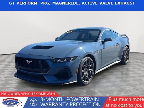 Vapor Blue 2025 Ford Mustang GT Premium