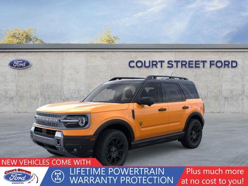 Orange Fury Metallic Tri-Coat 2026 Ford Bronco Sport Badlands