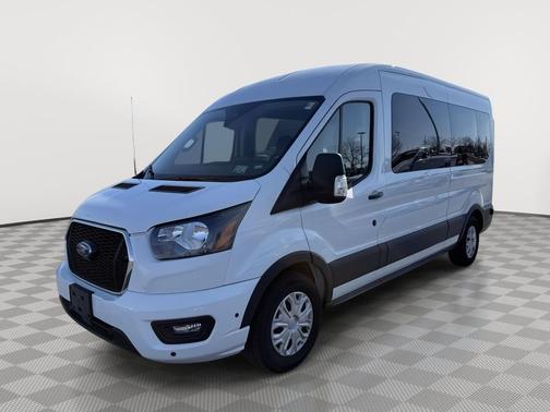 Oxford White 2024 Ford Transit-350 XLT