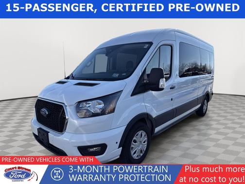 Oxford White 2024 Ford Transit-350 XLT