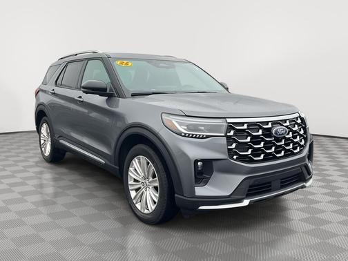 Carbonized Gray Metallic 2025 Ford Explorer Platinum