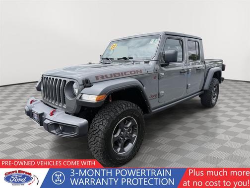 Sting-Gray Clearcoat 2022 Jeep Gladiator Rubicon