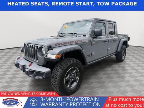 Sting-Gray Clearcoat 2022 Jeep Gladiator Rubicon