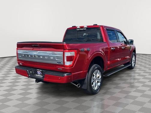 Rapid Red Metallic Tinted Clearcoat 2022 Ford F-150 Platinum