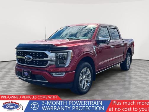 Rapid Red Metallic Tinted Clearcoat 2022 Ford F-150 Platinum