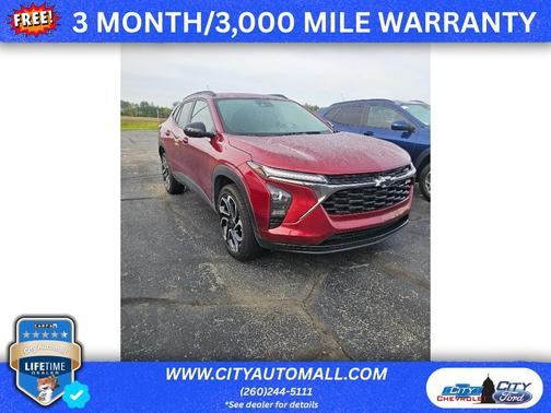 Crimson Metallic 2025 Chevrolet Trax FWD 2RS