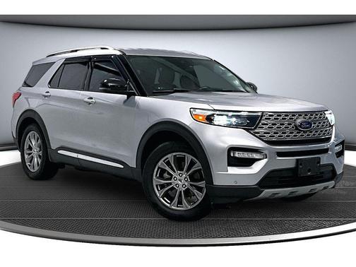 Iconic Silver Metallic 2021 Ford Explorer Limited