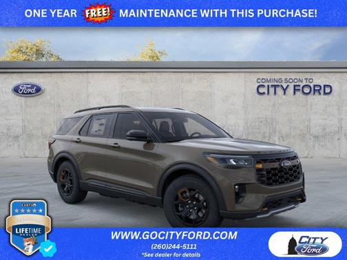 Marsh Gray 2026 Ford Explorer Tremor