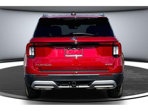 Rapid Red Metallic Tinted Clearcoat 2026 Ford Explorer Platinum