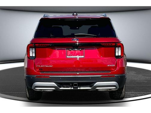 Rapid Red Metallic Tinted Clearcoat 2026 Ford Explorer Platinum