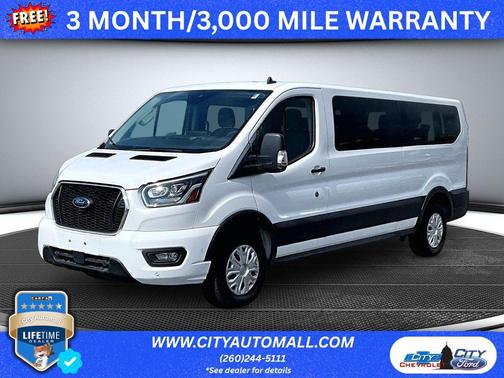 Oxford White 2023 Ford Transit-350 XLT