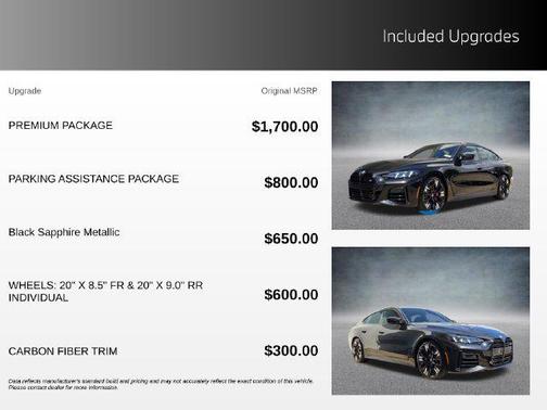 Black Sapphire Metallic 2026 BMW M440 i