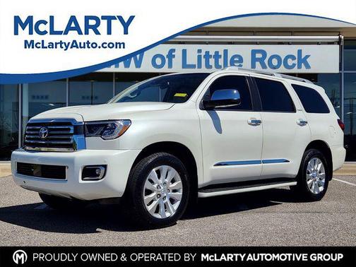 Blizzard Pearl 2021 Toyota Sequoia Platinum