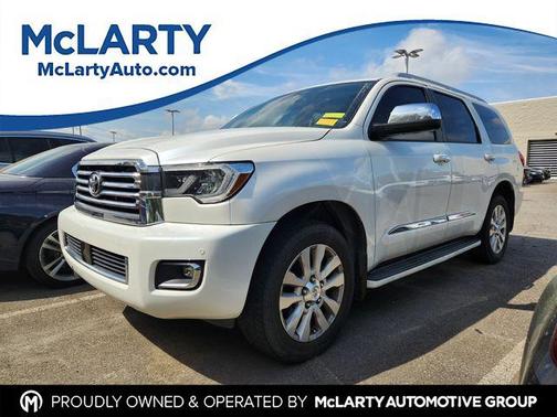 Blizzard Pearl 2021 Toyota Sequoia Platinum