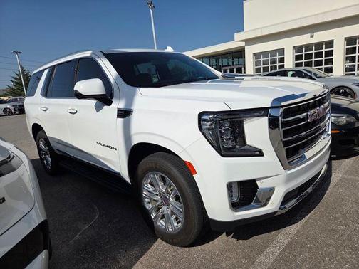 Summit White 2021 GMC Yukon SLT