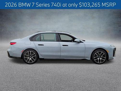 Brooklyn Grey Metallic 2026 BMW 740 740i