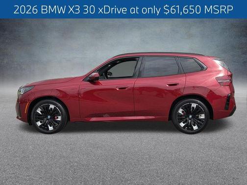Vegas Red Metallic 2026 BMW X3 30 xDrive