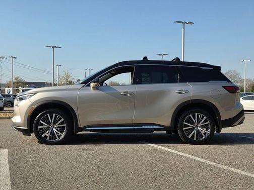 Warm Titanium/Black Obsidian 2023 INFINITI QX60 AUTOGRAPH