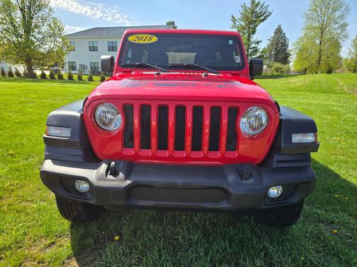Firecracker Red Clearcoat 2018 Jeep Wrangler Unlimited Sport