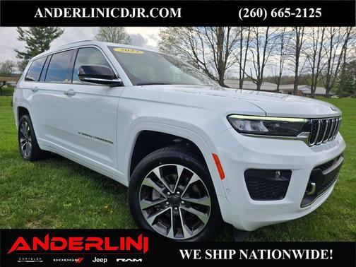 Bright White Clearcoat 2023 Jeep Grand Cherokee L Overland