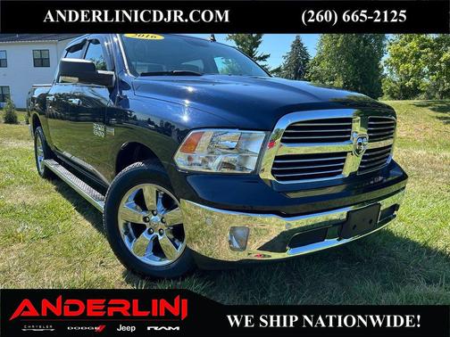True Blue Pearlcoat 2016 RAM 1500 Big Horn