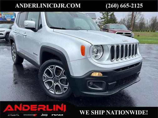 Glacier Metallic 2018 Jeep Renegade Limited