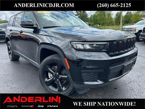 Diamond Black Crystal Pearlcoat 2022 Jeep Grand Cherokee L Altitude