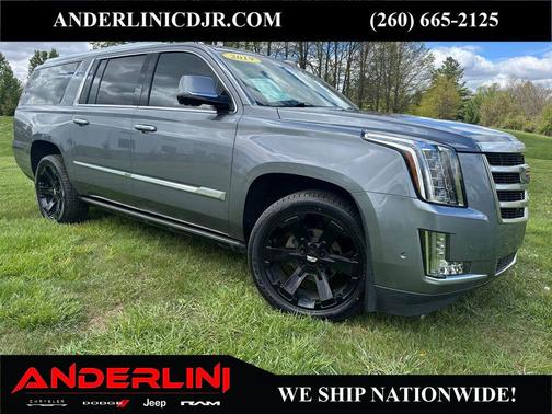 Satin Steel Metallic 2019 Cadillac Escalade ESV Premium Luxury