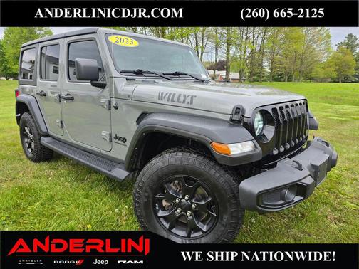 Sting-Gray Clearcoat 2023 Jeep Wrangler Willys