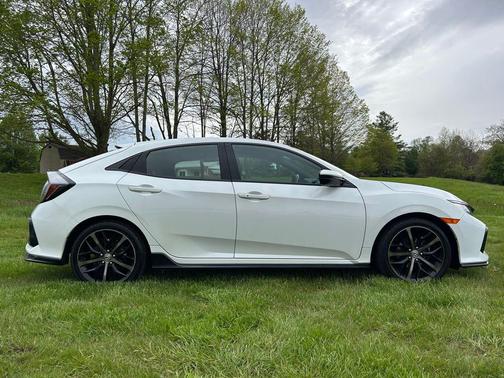 Platinum White Pearl 2021 Honda Civic Sport