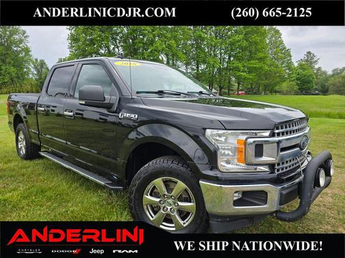 Shadow Black 2018 Ford F-150 XLT