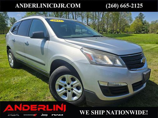 Silver Ice Metallic 2015 Chevrolet Traverse LS