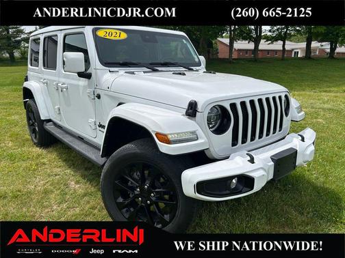 Bright White Clearcoat 2021 Jeep Wrangler Unlimited Sahara