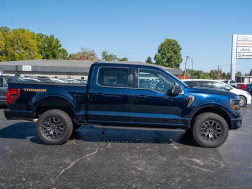 Antimatter Blue Metallic 2024 Ford F-150 Tremor
