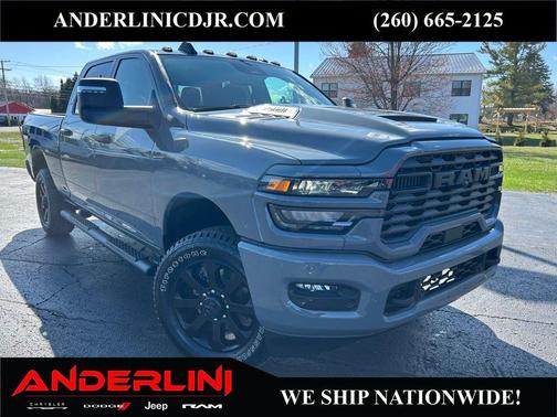 Ceramic Gray Clearcoat 2026 RAM 2500 Black Express Crew Cab 4x4 6'4' Box