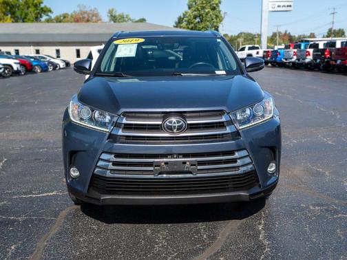 Shoreline Blue Pearl 2019 Toyota Highlander Limited