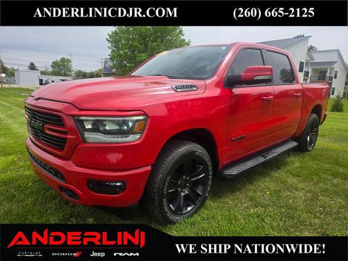 Red 2022 RAM 1500 Sport
