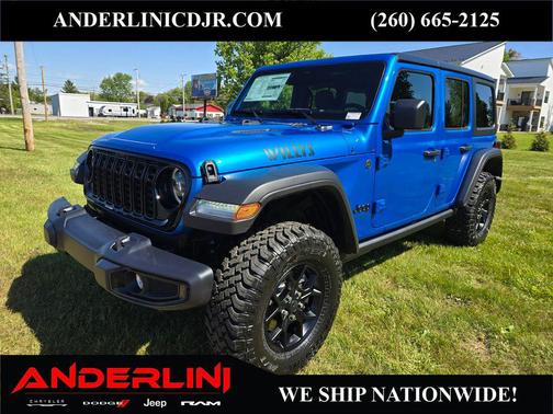 Hydro Blue Pearlcoat 2026 Jeep Wrangler Willys